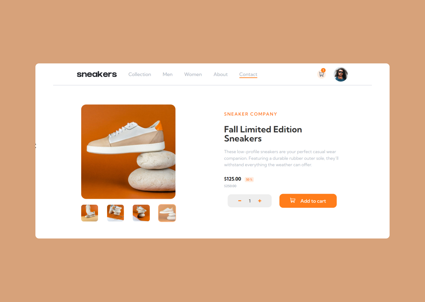 e-commerce application page view